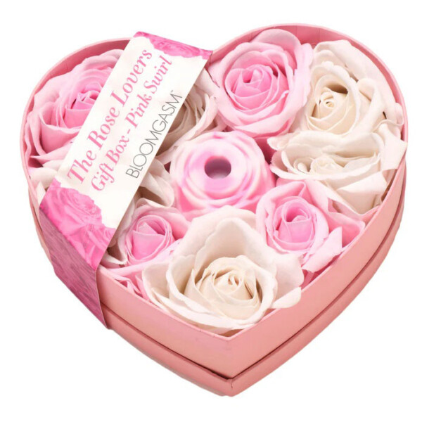 bl the rose lovers gift box pink swirl