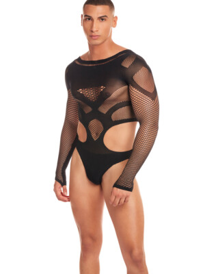 out of orbit bodysuit large/xl black out of orbit bodysuit large/xl black