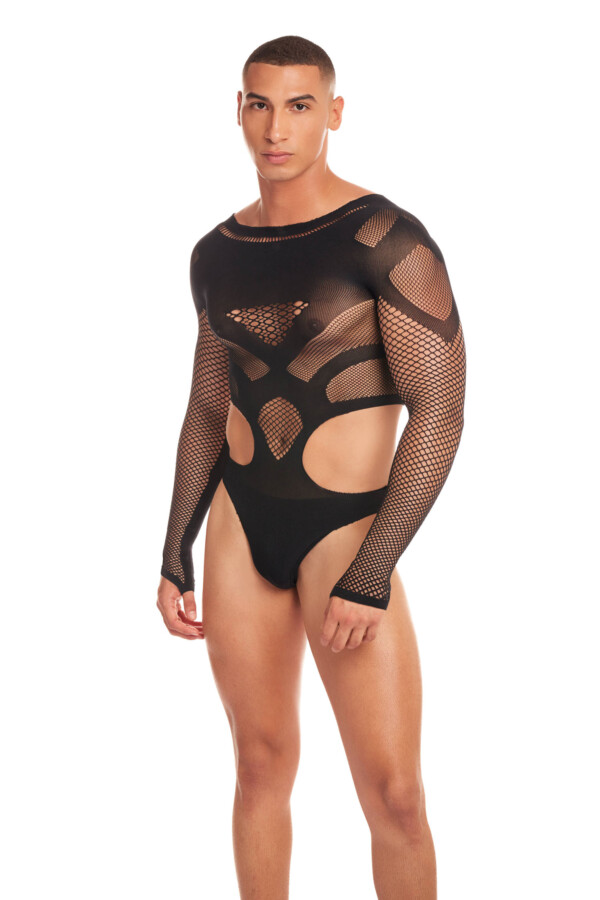 out of orbit bodysuit large/xl black