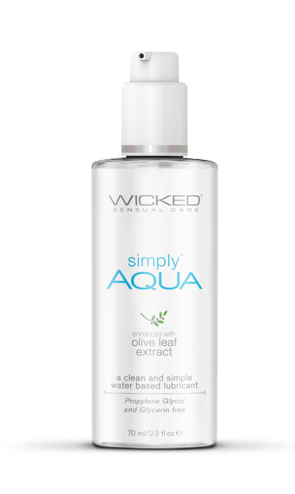 simply aqua fragrance free lubricant 2.3 fl. oz.