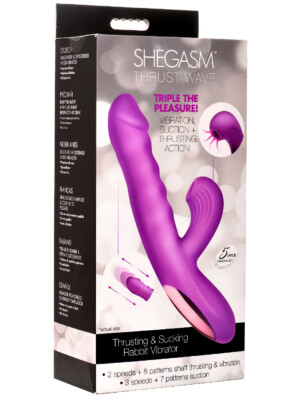 thrust wave thrusting and sucking rabbit vibrator purple thrust wave thrusting and sucking rabbit vibrator purple
