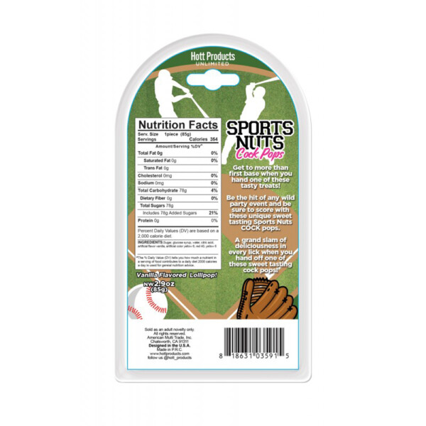 sports nuts cock pops baseballs vanilla lovers