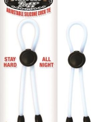 mack tuff adjustable silicone cock tie clear