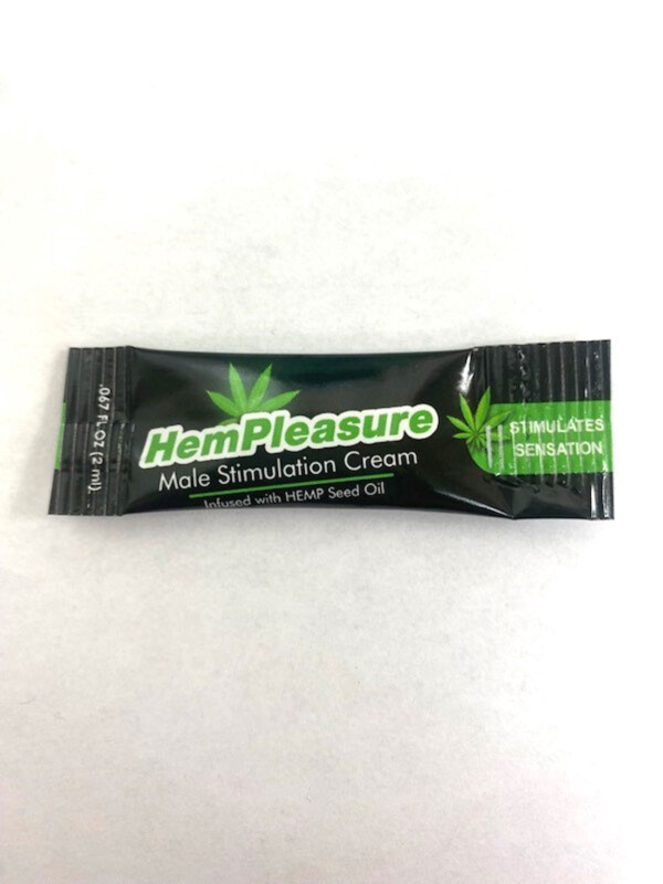 hempleasure for men sample packet singles