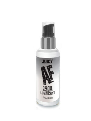 juicy af water based creamy white opaque lubricant 2 oz juicy af water based creamy white opaque lubricant 2 oz