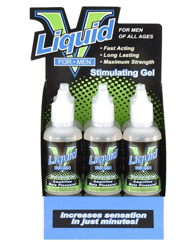liquid v for men 6 pack display