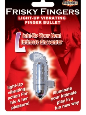 light up frisky finger clear