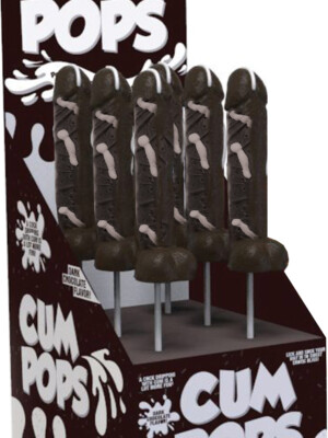 cum cock pops dark chocolate 6 piece p.o.p. display cum cock pops dark chocolate 6 piece p.o.p. display