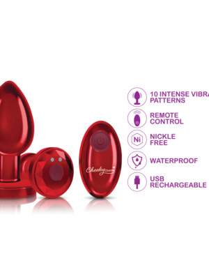 vibrating red metal remote plug lg