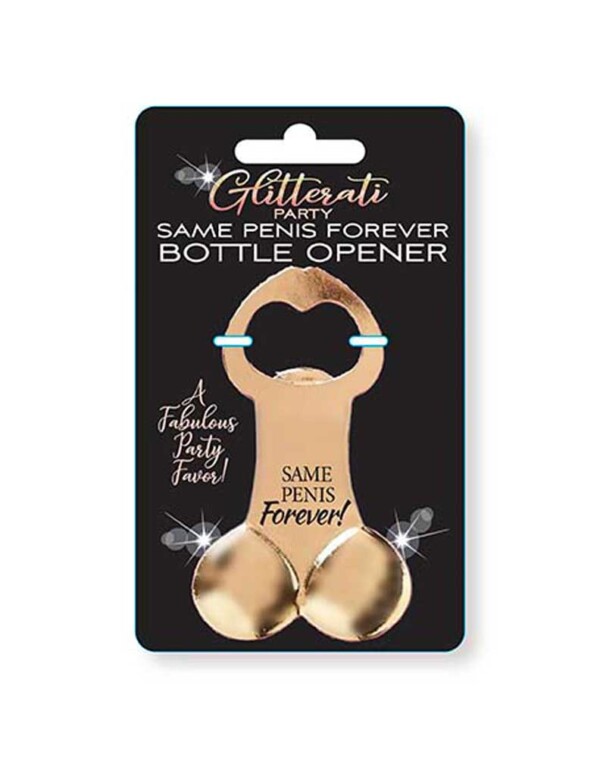 gliterati penis bottle opener