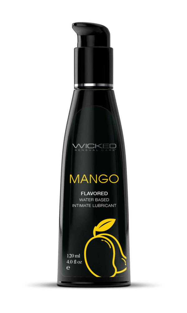 aqua mango flavored water based intimate lubricant 4 fl. oz. aqua mango flavored water based intimate lubricant 4 fl. oz.
