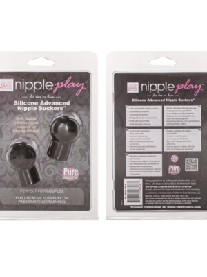nipple play silicone advanced nipple suckers black