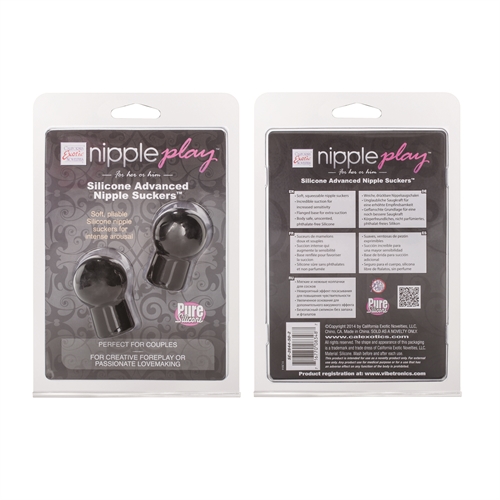 nipple play silicone advanced nipple suckers black