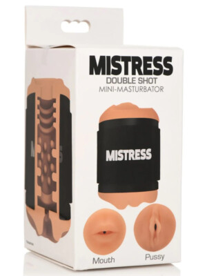 mistress double shot mouth and pussy stroker medium