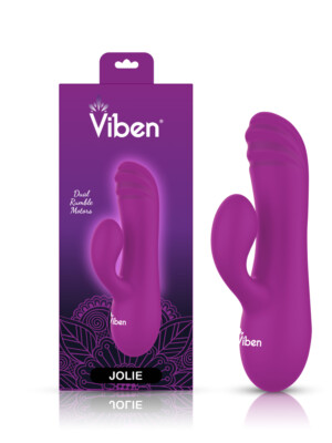 jolie mini pleasure ridges rabbit vibe berry