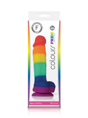 colours pride edition 5 inch dildo rainbow colours pride edition 5 inch dildo rainbow