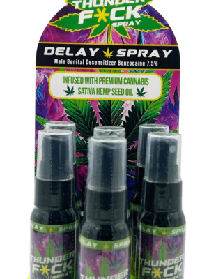 thunder f*ck male climax control spray six bottle display