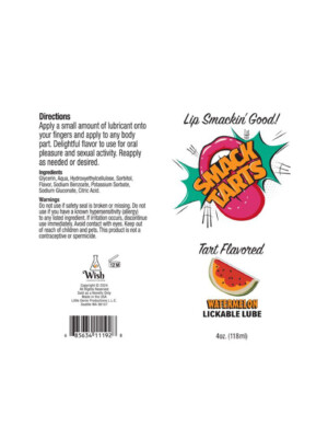 smack tarts 4oz lickable flavored lubricant watermelon smack tarts 4oz lickable flavored lubricant watermelon