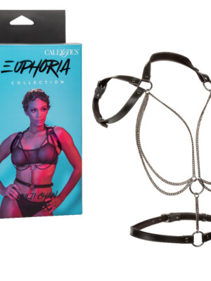 euphoria collection multi chain halter black euphoria collection multi chain halter black