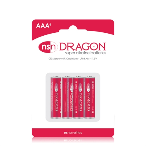 dragon alkaline batteries aaa 4 pack