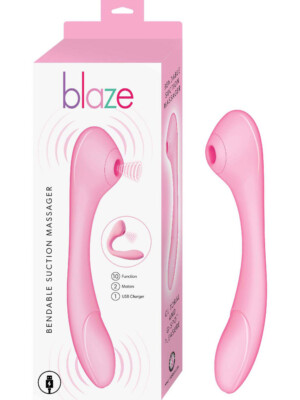 blaze bendable suction massager pink blaze bendable suction massager pink