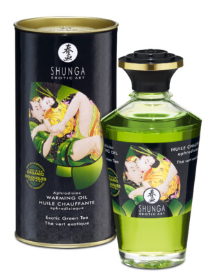 aphrodisiac organica warming oil exotic green tea