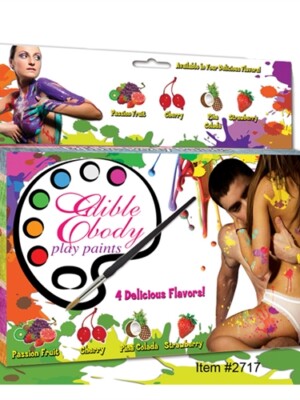 edible body play paints kit