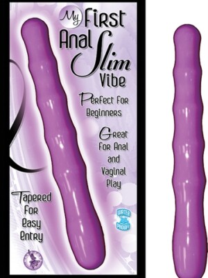 my first anal slim vibe purple