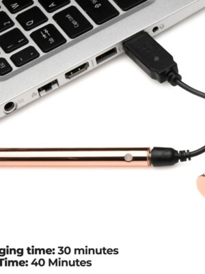 7x vibrating necklace rose gold