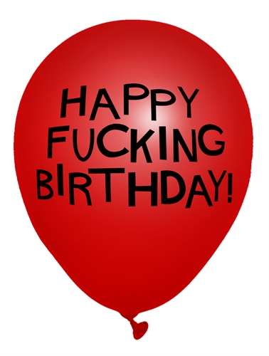 x rated birthday party balloons 8 count