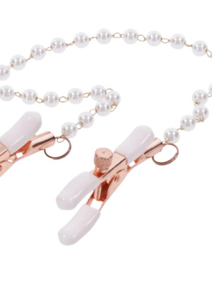 peaches n creame pearl nipple clamps pink peaches n creame pearl nipple clamps pink