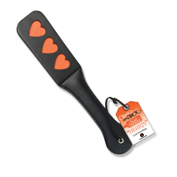 orange is the new black triple heart slap paddle orange is the new black triple heart slap paddle