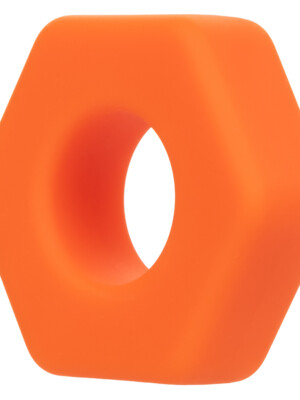 alpha liquid silicone prolong sexagon ring orange