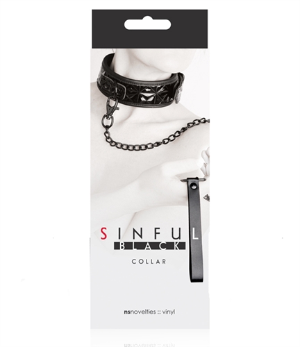 sinful collar black