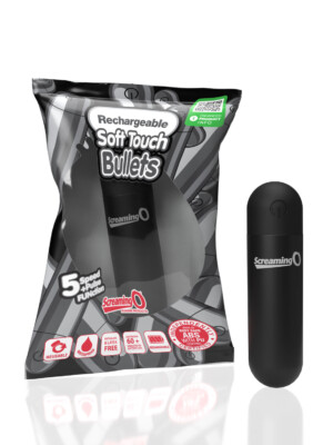 screaming o soft touch rechargeable bullet black screaming o soft touch rechargeable bullet black
