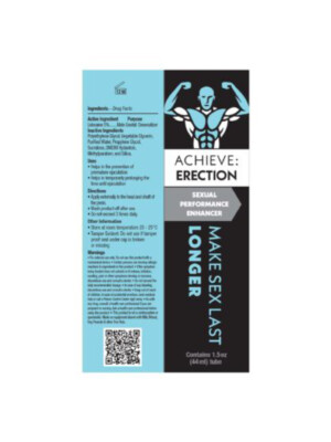 achieve erection sexual performance enhancer 1.5 oz achieve erection sexual performance enhancer 1.5 oz