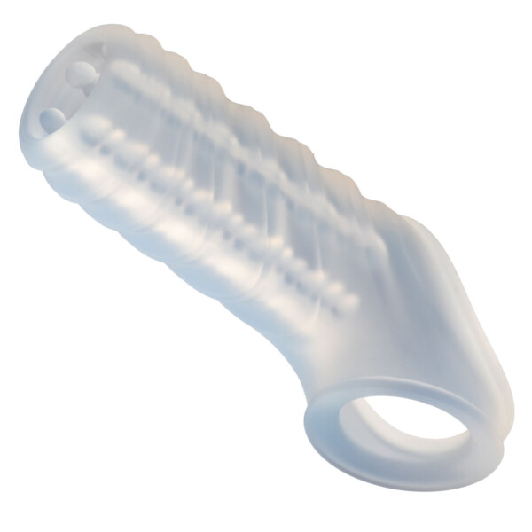 performance maxx liquid silicone reversible sleeve clear