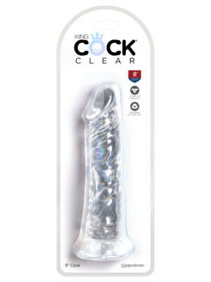 king cock clear 8 inch cock