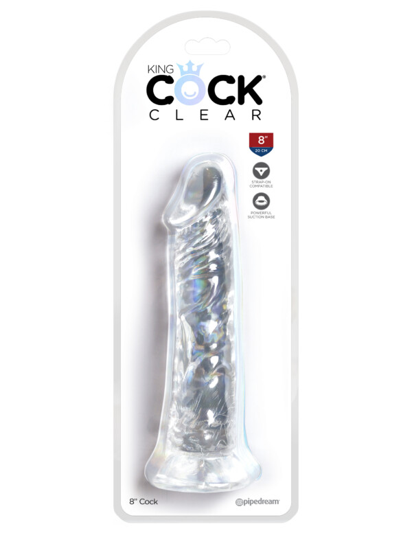 king cock clear 8 inch cock