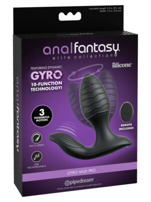 anal fantasy elite gyro milk pro black