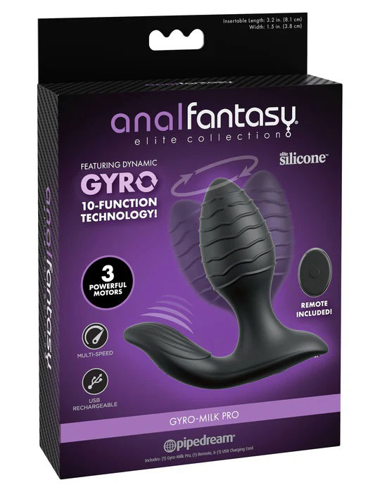 anal fantasy elite gyro milk pro black anal fantasy elite gyro milk pro black