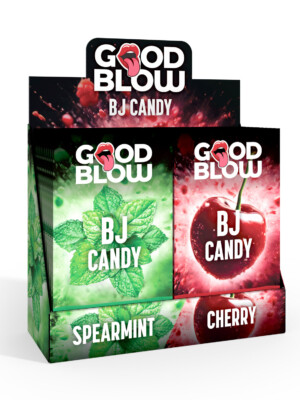 bj candy pop display spearmint/cherry 24 pcs bj candy pop display spearmint/cherry 24 pcs