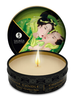 mini massage candle zenitude exotic green tea 1 fl. oz.