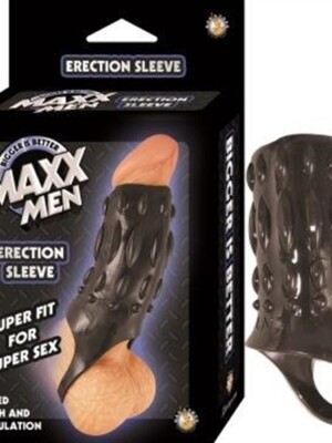 maxx men erection sleeve black