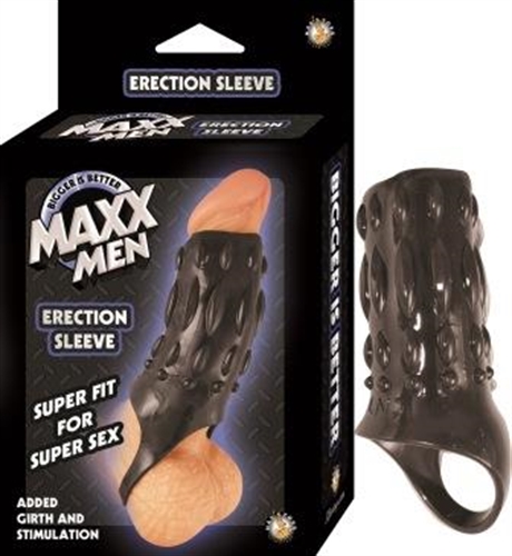 maxx men erection sleeve black
