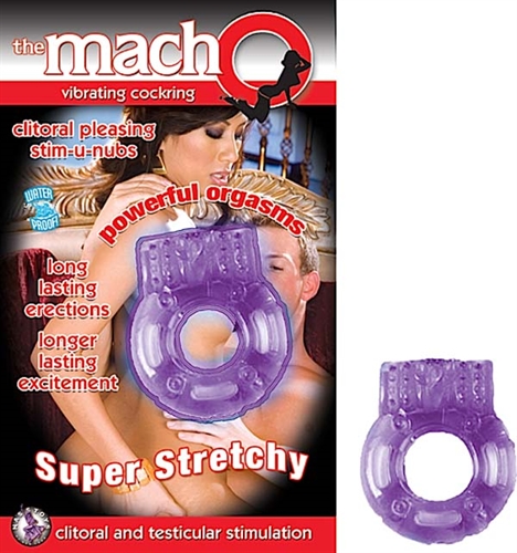 the macho vibrating cock ring