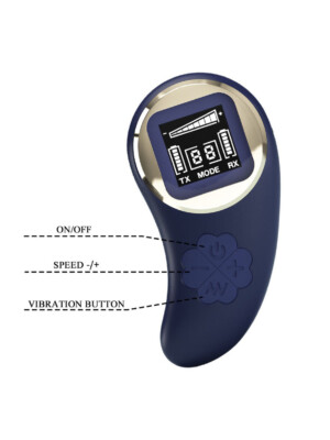 mina vibrating remote control egg blue