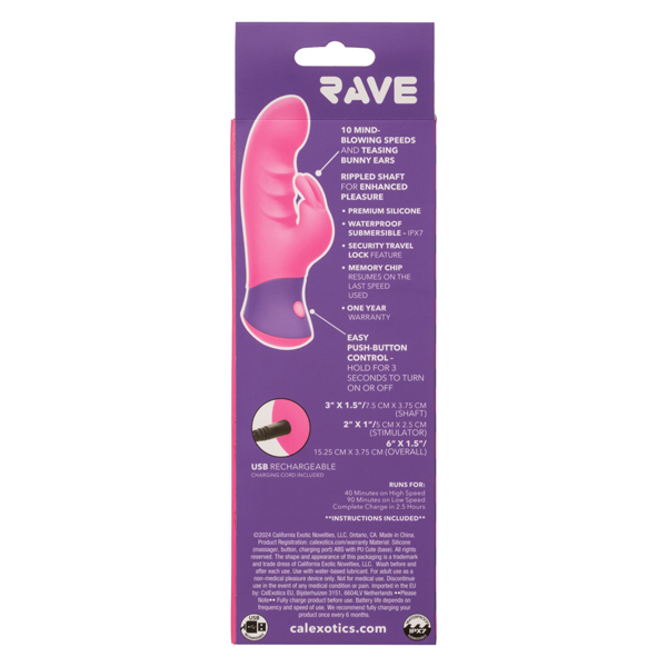 rave bunny pink