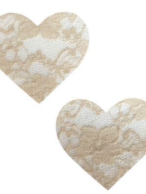 nude toffee lace i heart u pasties nude toffee lace i heart u pasties