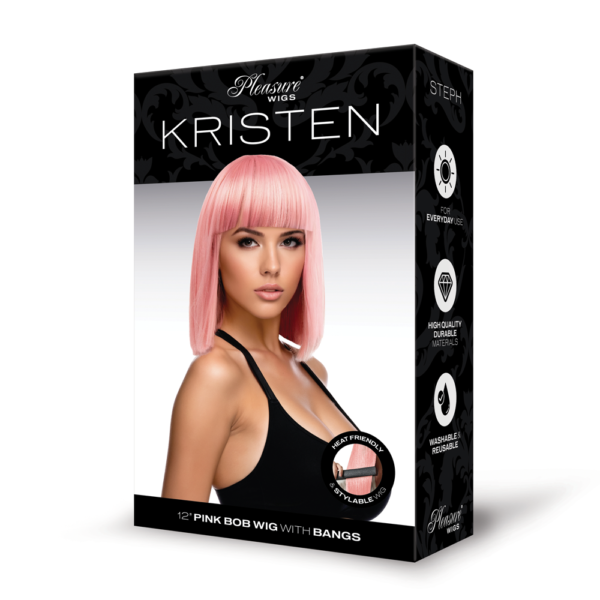 kristen premium stylable wig pink